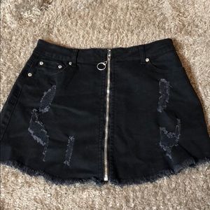 Black denim skirt🖤